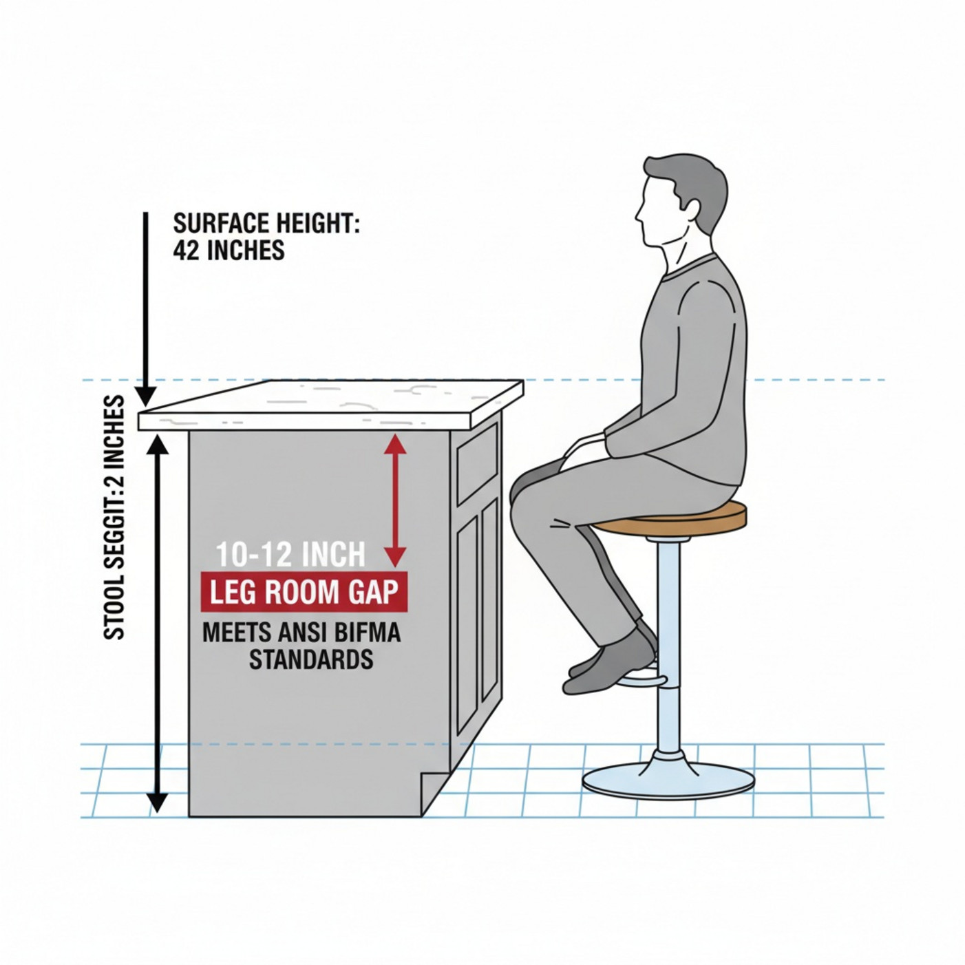 Bar Stool Height Guide: Choosing the Right Stool for Your Space - plan ...